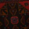 Baluchi Rug Handmade Red Geometric 3x5 ft