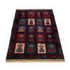 Baluchi Rug Handmade Multi Geometric 3x5 ft