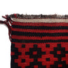 Maimana Kilim Area Rug Handmade Red Floral 6x9 ft
