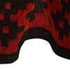 Maimana Kilim Area Rug Handmade Red Floral 6x9 ft