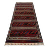 Maimana Kilim Runner Rug Handmade Multi Floral 10' Runner
