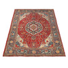 Heriz Area Rug Handmade Red Medallion 8x10 ft