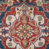 Heriz Area Rug Handmade Red Medallion 8x10 ft
