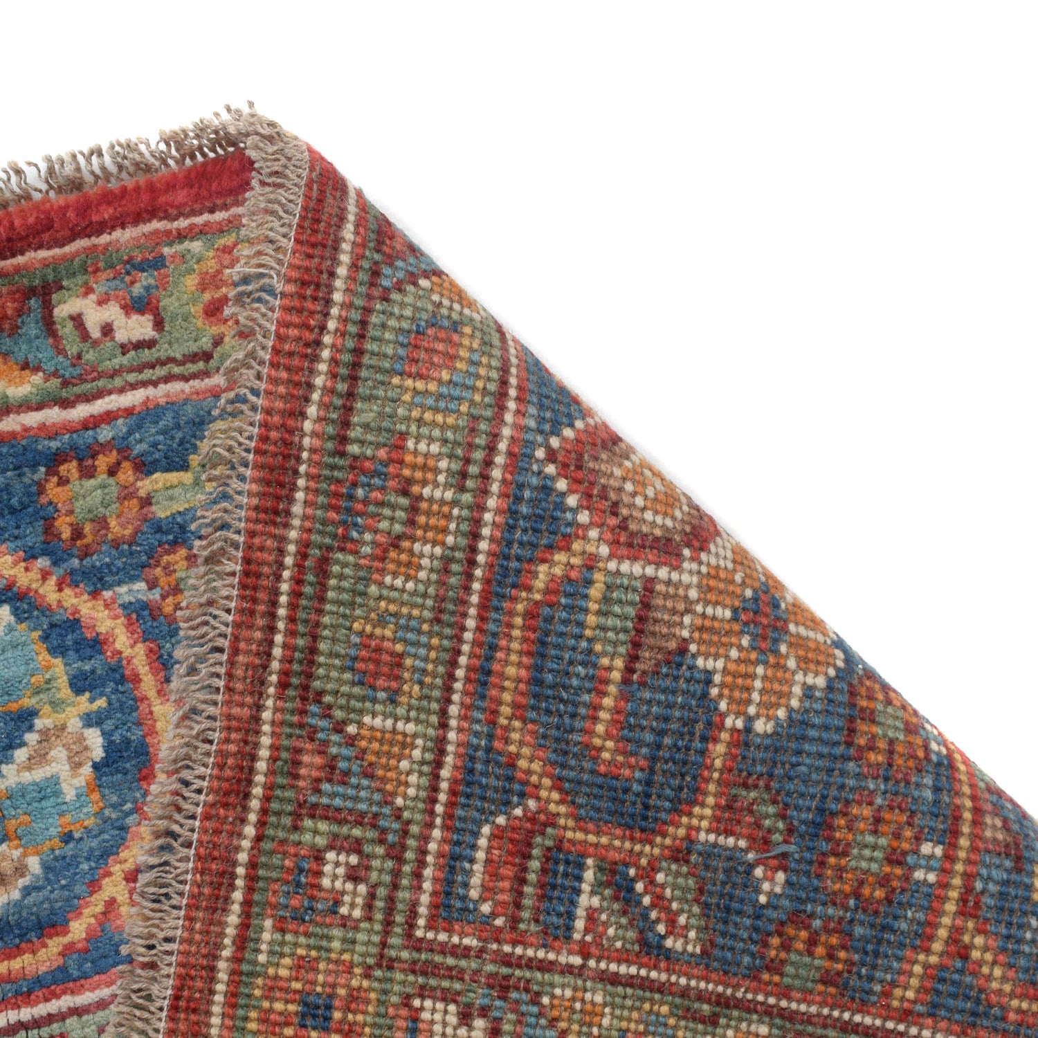 Heriz Area Rug Handmade Red Medallion 8x10 ft