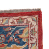 Heriz Area Rug Handmade Red Medallion 7x10 ft
