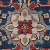 Heriz Area Rug Handmade Red Medallion 7x10 ft