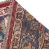 Heriz Area Rug Handmade Red Medallion 7x10 ft