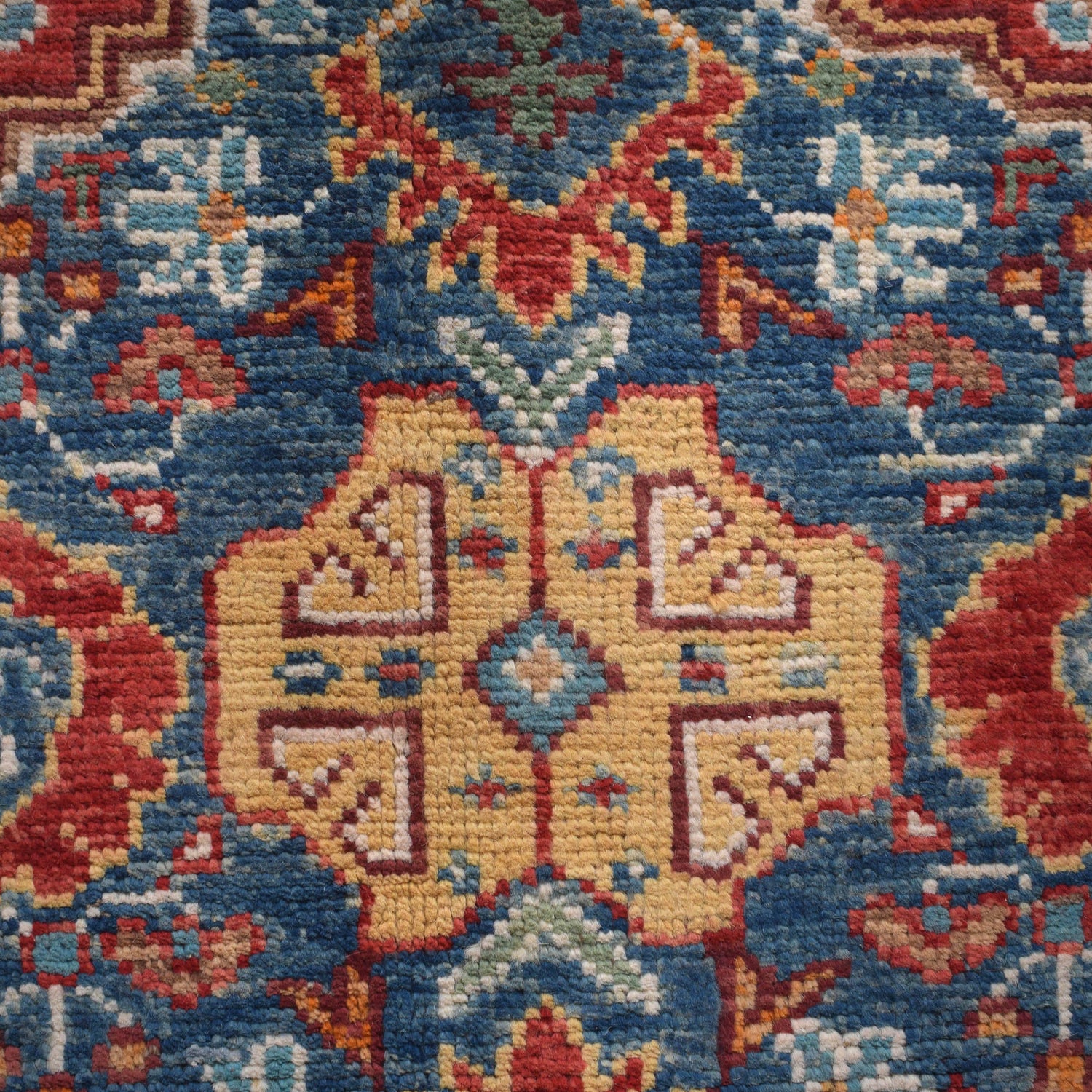 Shirazi Area Rug Handmade Red Medallion 7x10 ft