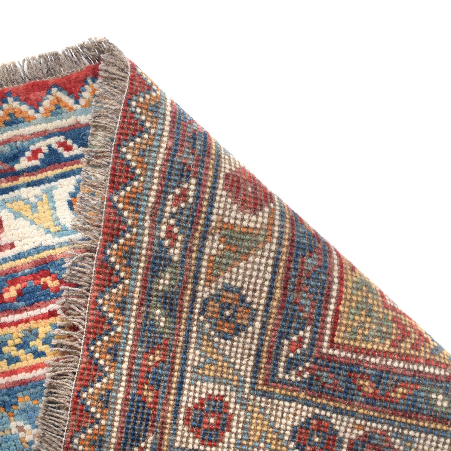 Shirazi Area Rug Handmade Red Medallion 7x10 ft