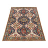 Patnoos Gul Area Rug Handmade Ivory Floral 5x8 ft