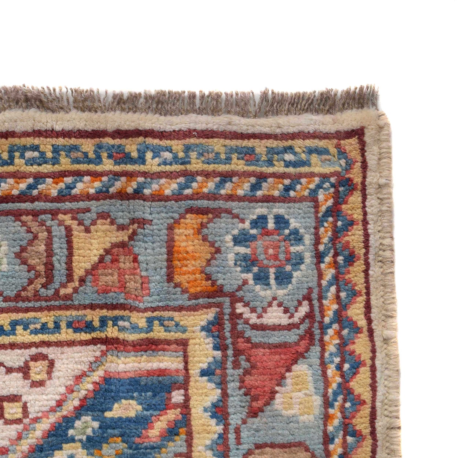 Patnoos Gul Area Rug Handmade Ivory Floral 5x8 ft