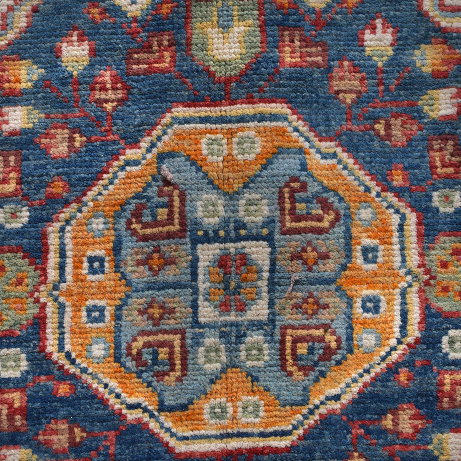 Patnoos Gul Area Rug Handmade Ivory Floral 5x8 ft