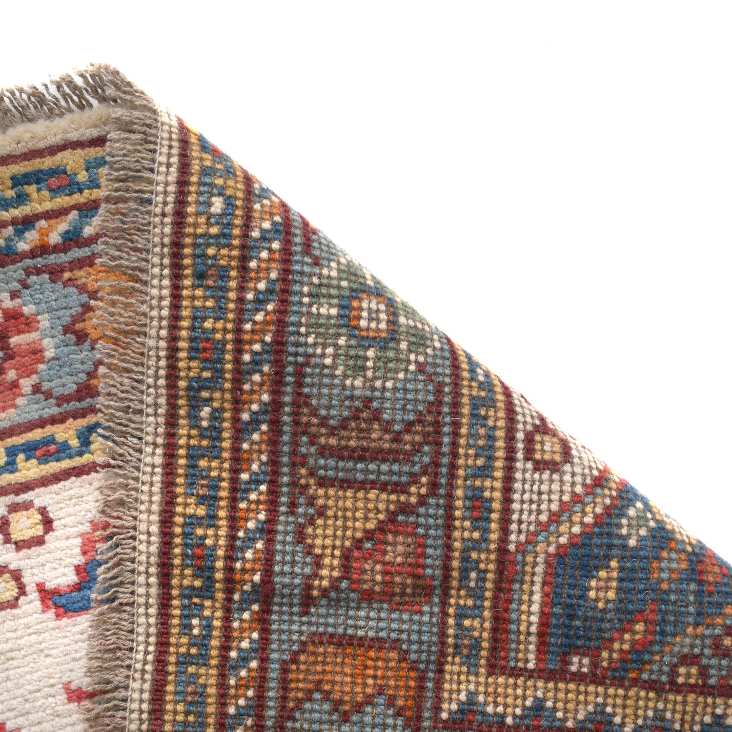 Patnoos Gul Area Rug Handmade Ivory Floral 5x8 ft