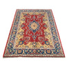 Heriz Area Rug Handmade Red Medallion 4x6 ft