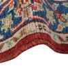Heriz Area Rug Handmade Red Medallion 4x6 ft