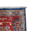 Heriz Area Rug Handmade Blue Medallion 7x10 ft
