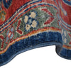 Heriz Area Rug Handmade Blue Medallion 7x10 ft