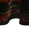 Baluchi Rug Handmade Black Floral 4x6 ft