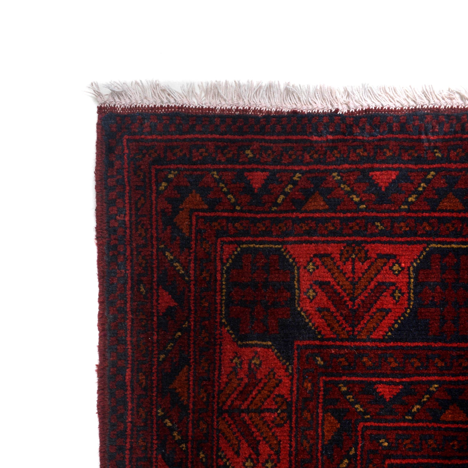 Khal Mohammadi Rug Handmade Red 4x7 ft