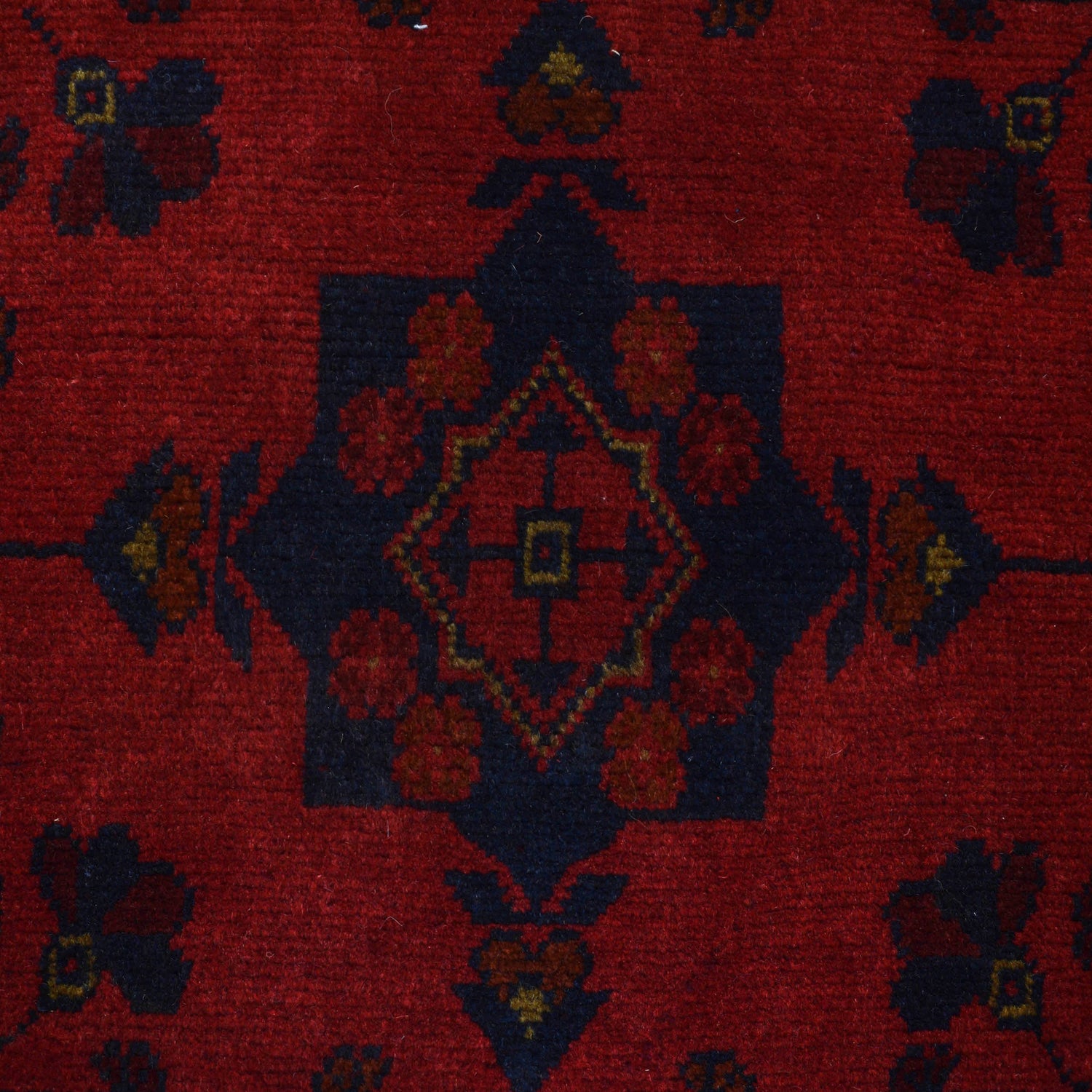 Khal Mohammadi Rug Handmade Red 4x7 ft