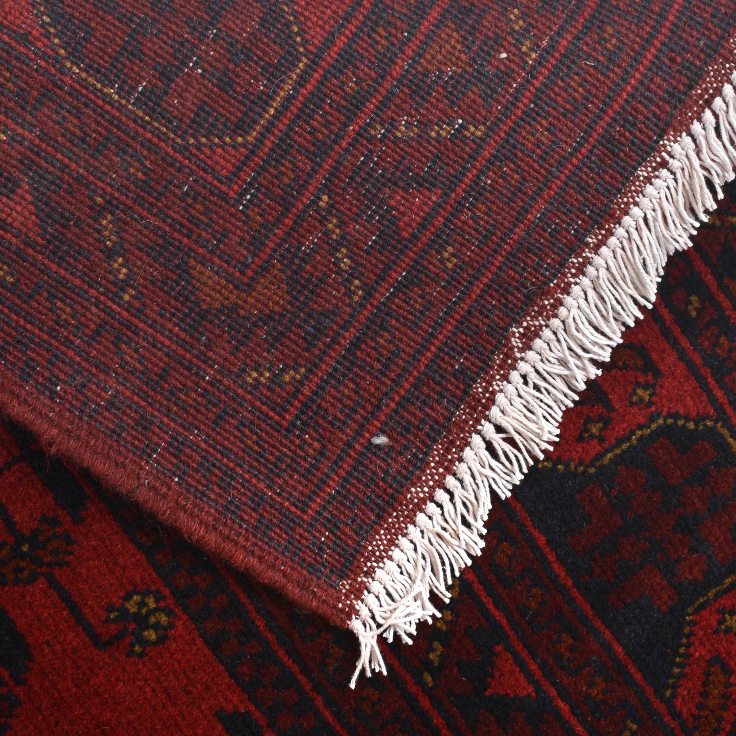 Khal Mohammadi Rug Handmade Red 4x7 ft