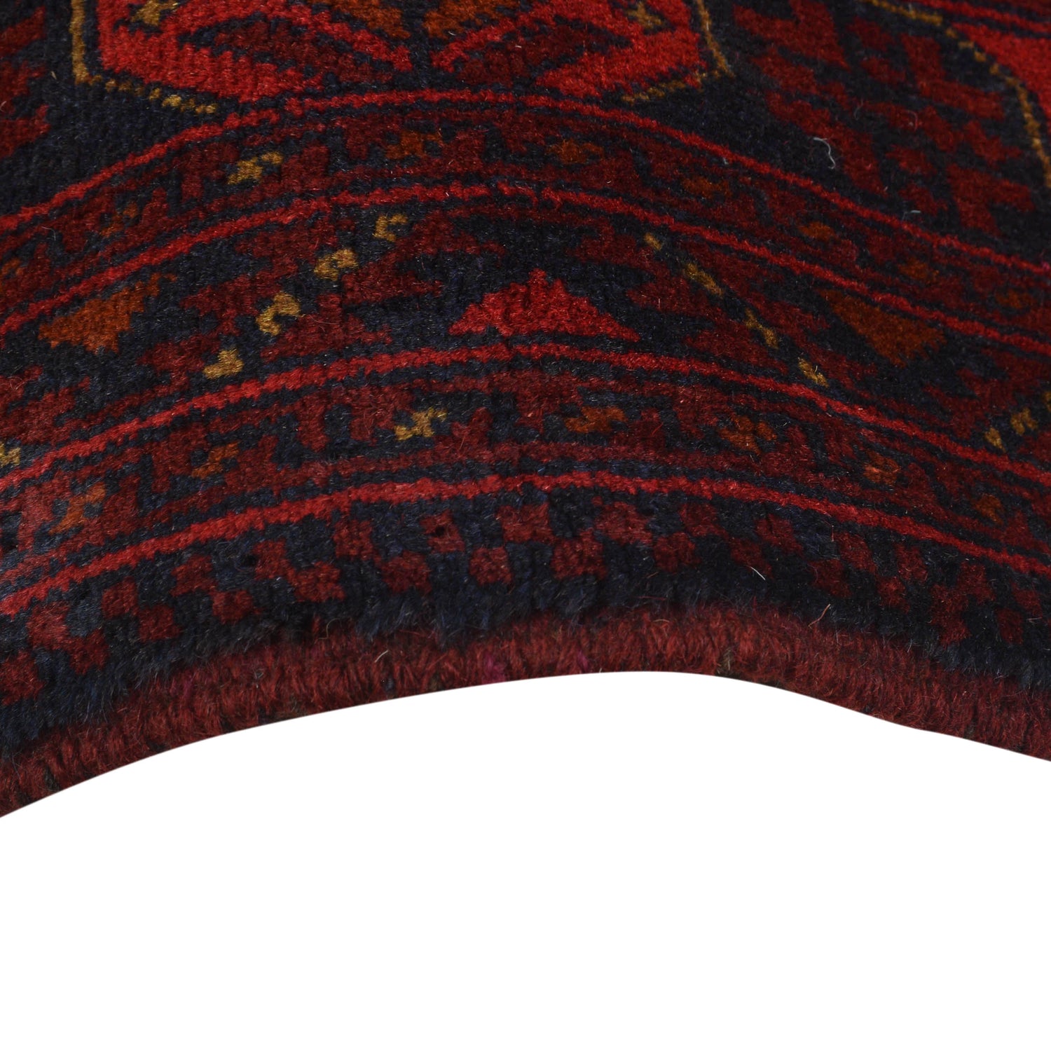 Khal Mohammadi Rug Handmade Red 4x7 ft