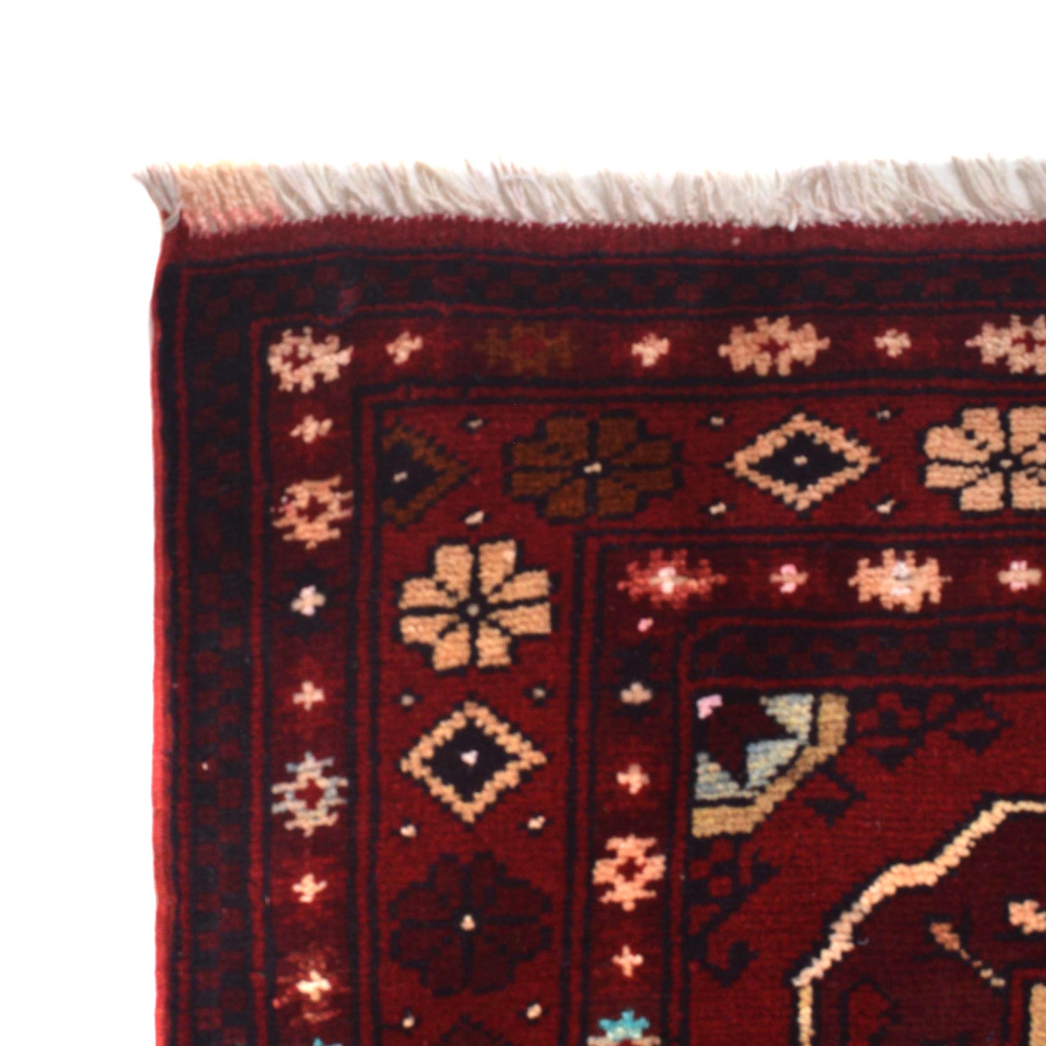 Khal Mohammadi Rug Handmade Red 3x5 ft