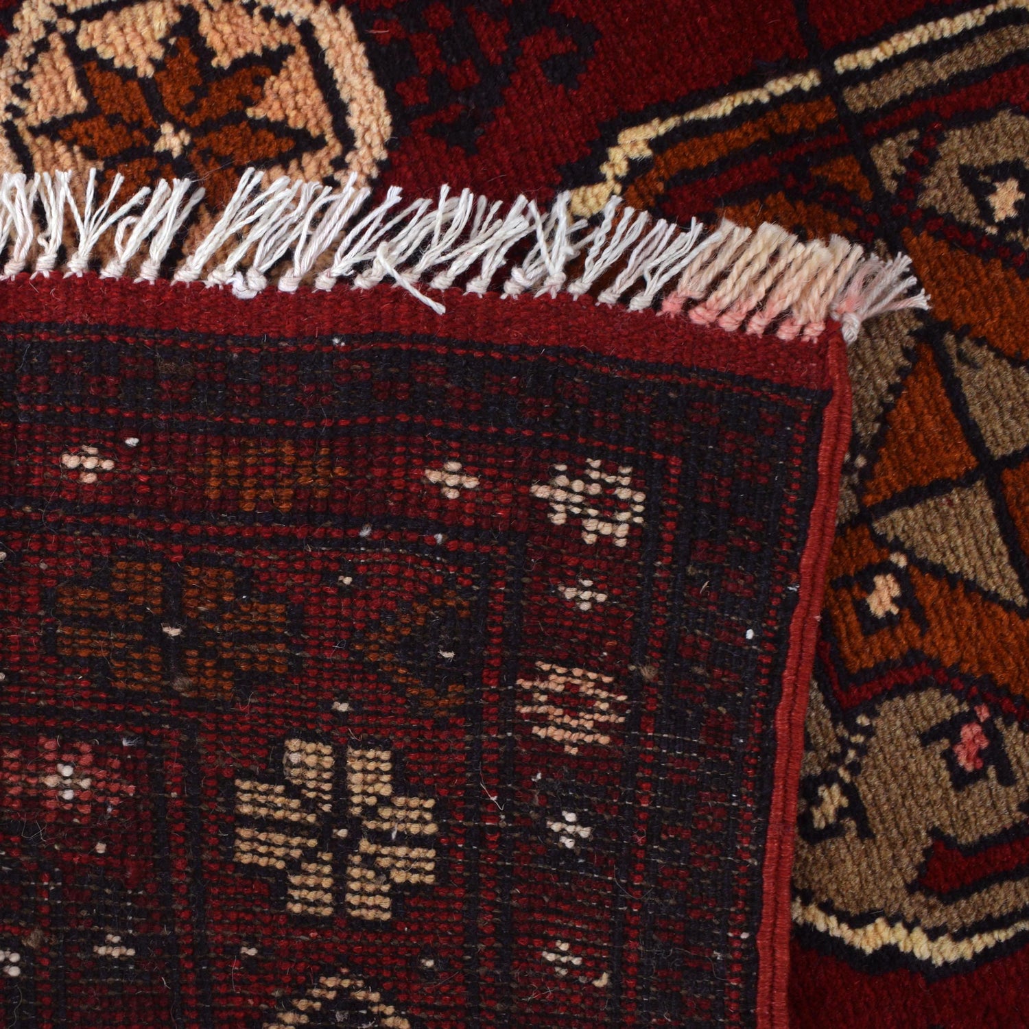 Khal Mohammadi Rug Handmade Red 3x5 ft
