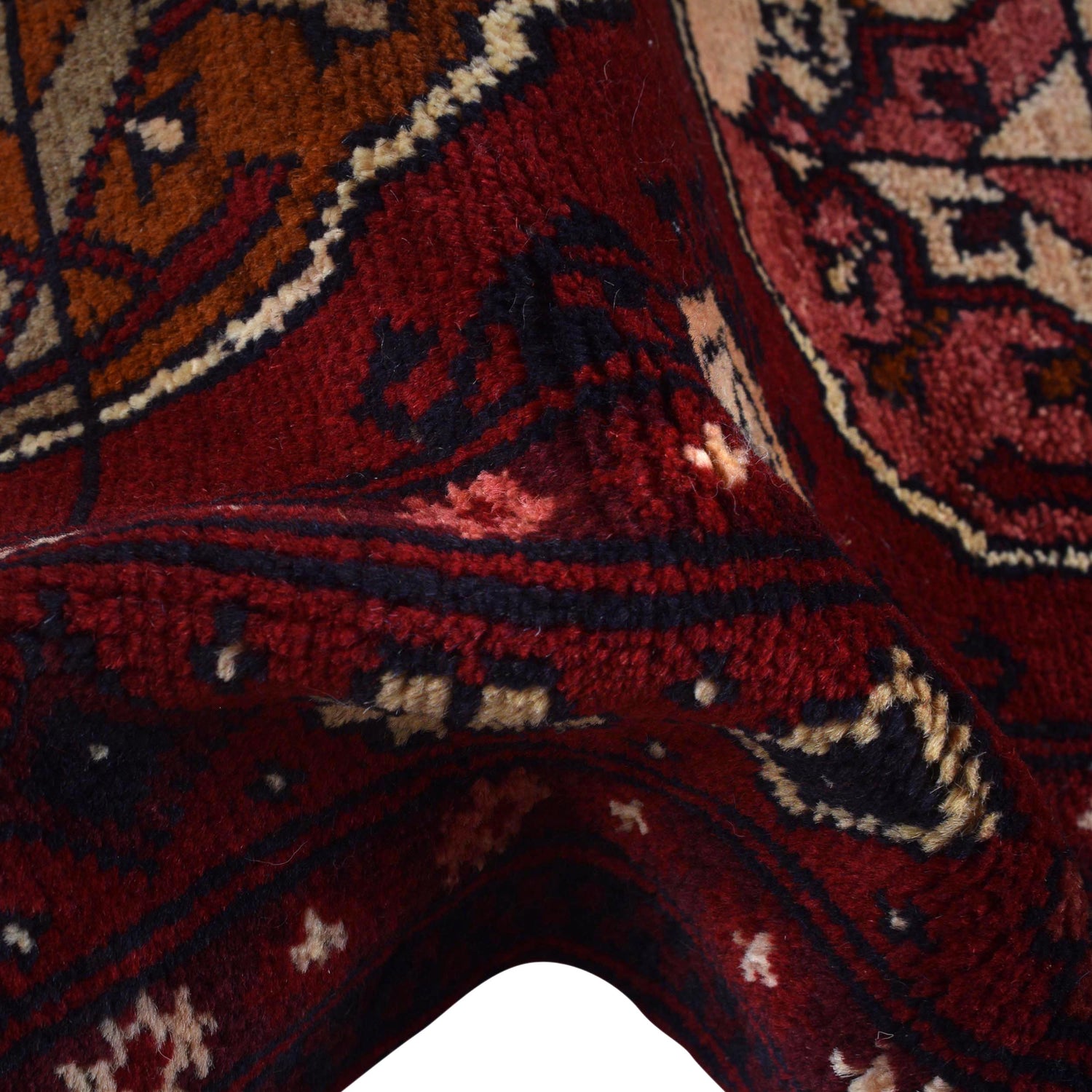 Khal Mohammadi Rug Handmade Red 3x5 ft