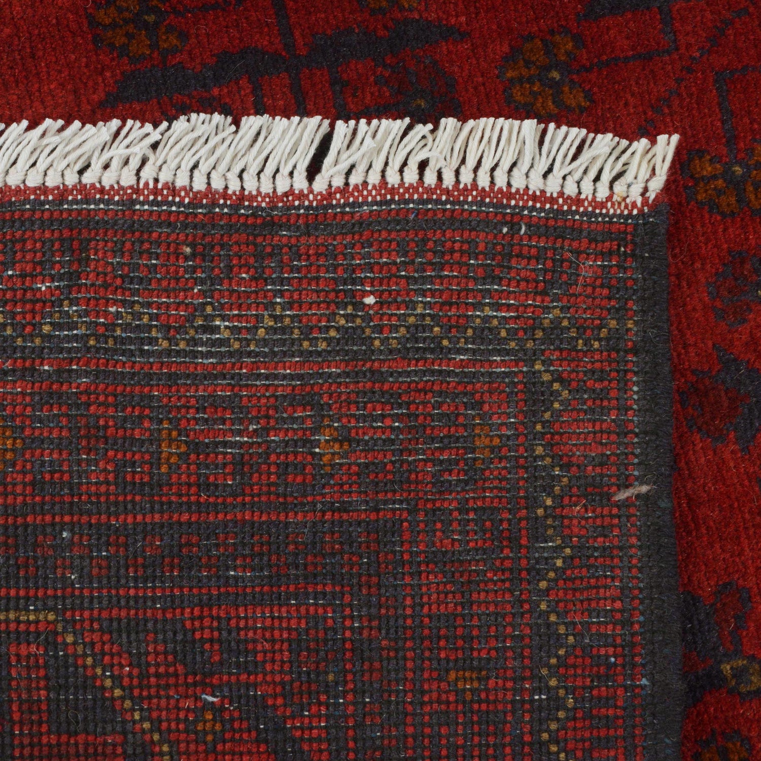 Khal Mohammadi Rug Handmade Red 4x7 ft