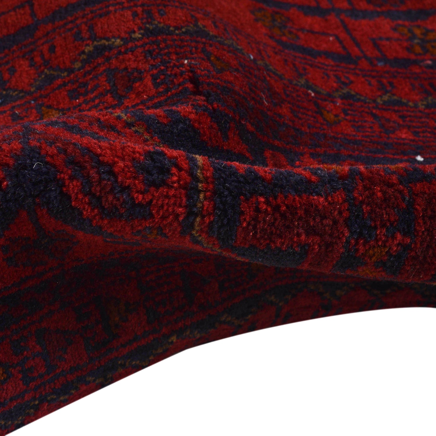 Khal Mohammadi Rug Handmade Red 4x7 ft