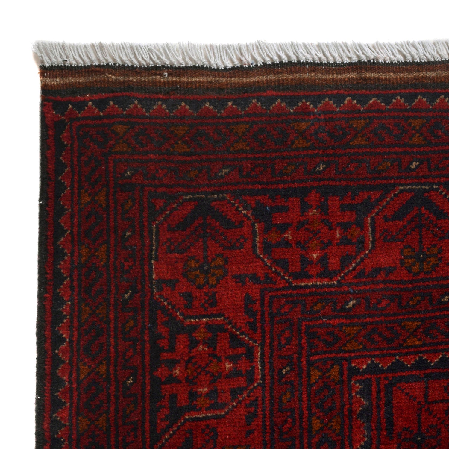Khal Mohammadi Rug Handmade Red 4x7 ft