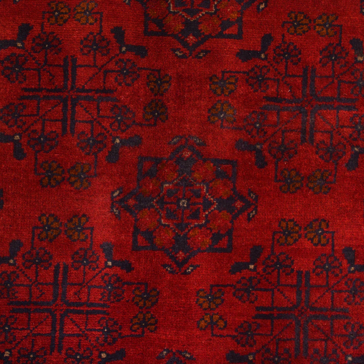 Khal Mohammadi Rug Handmade Red 4x7 ft