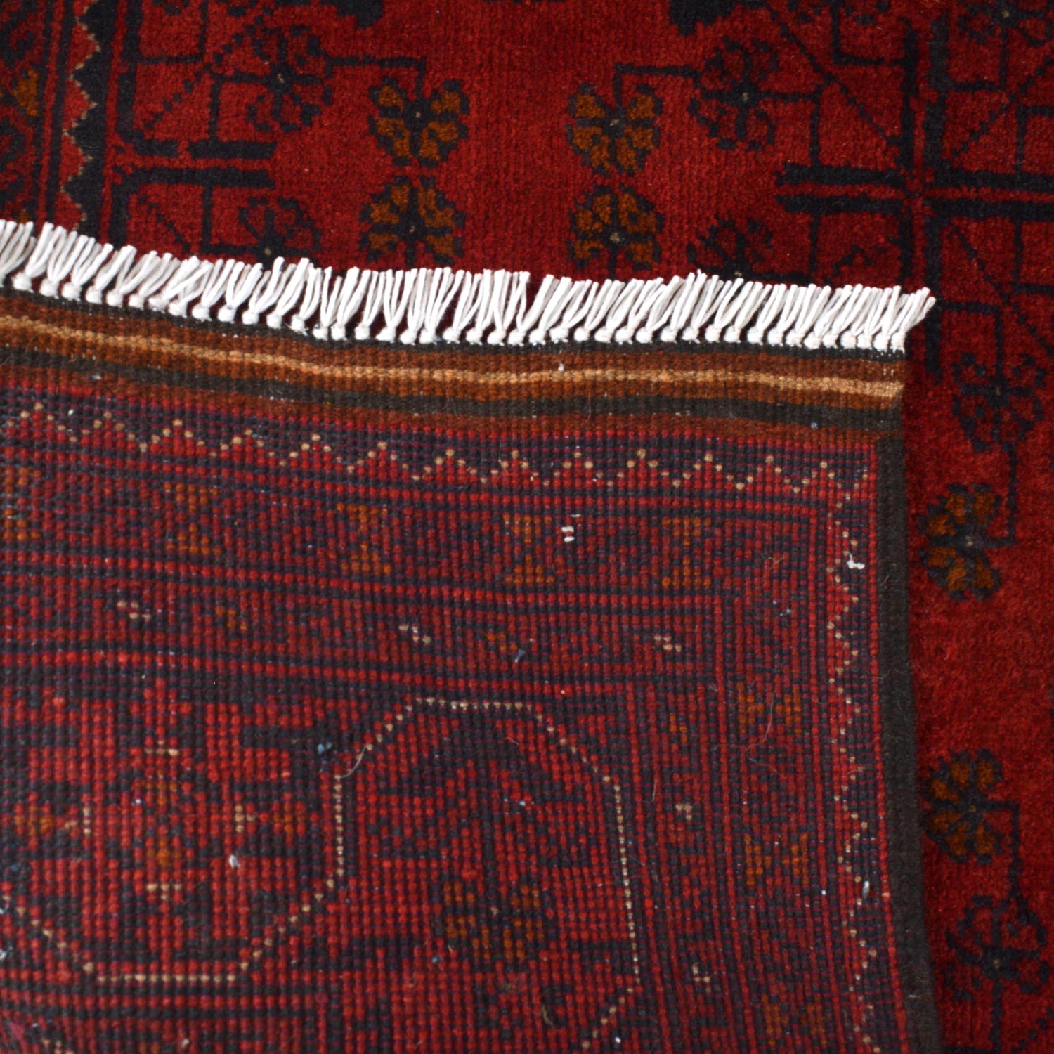 Khal Mohammadi Rug Handmade Red 4x7 ft