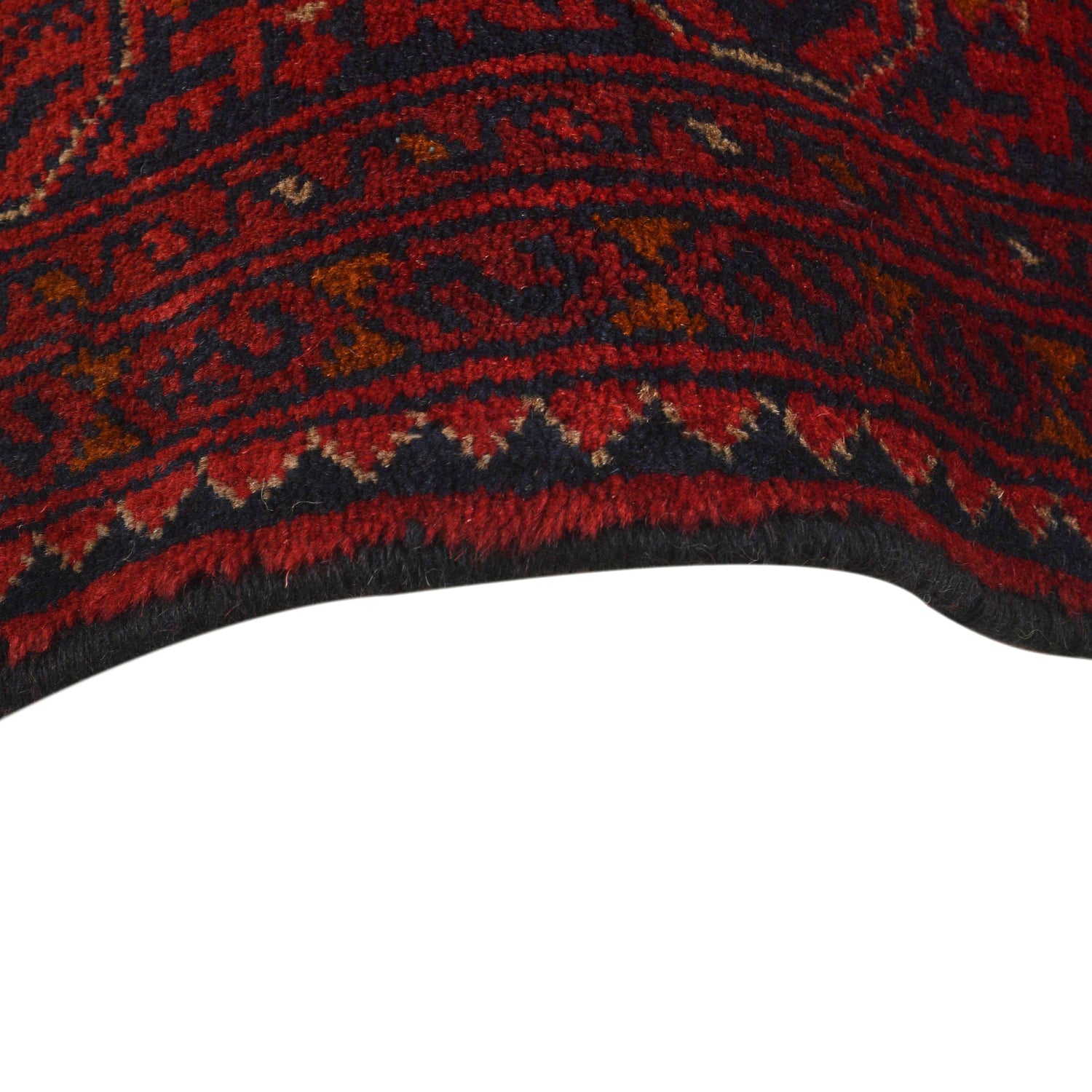 Khal Mohammadi Rug Handmade Red 4x7 ft