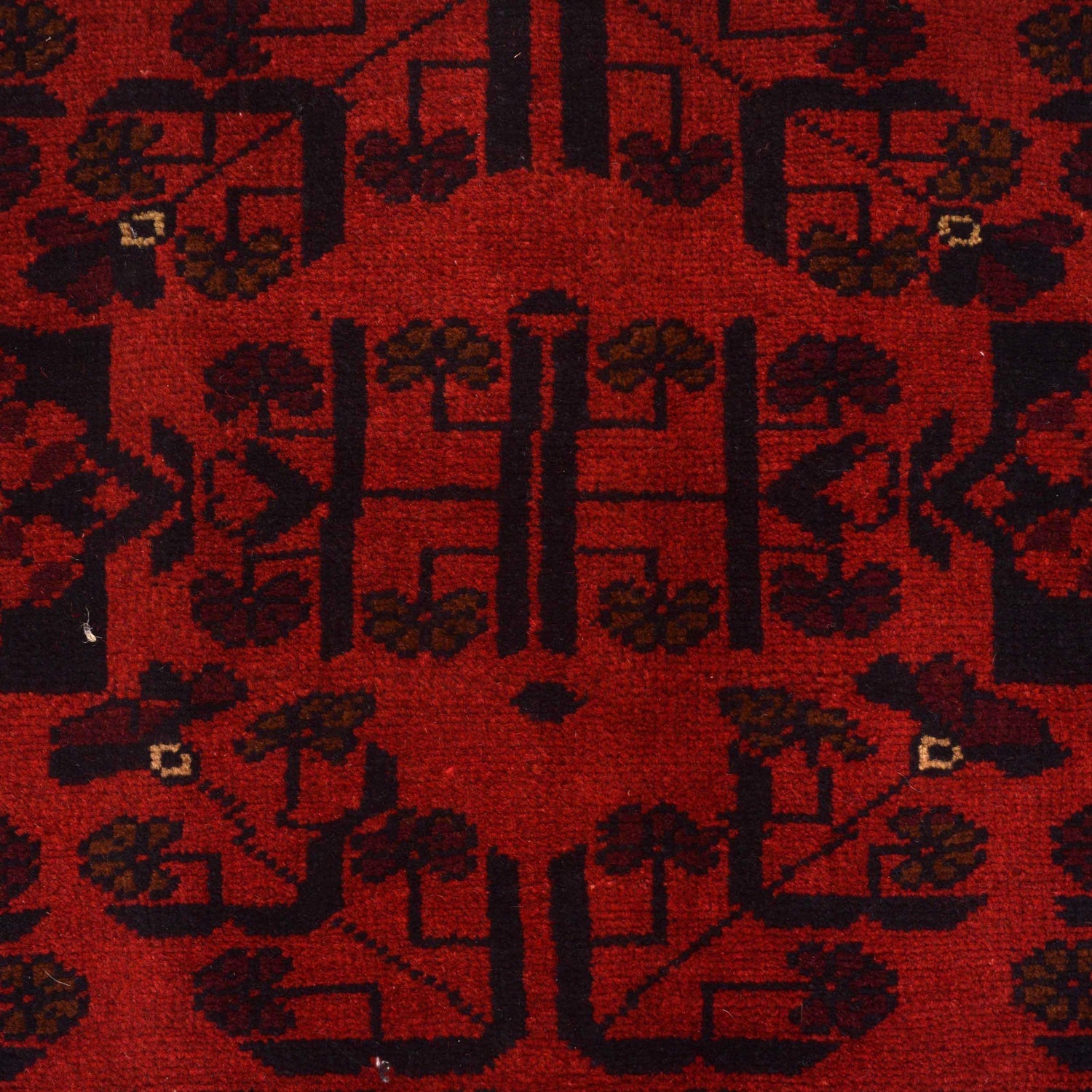 Khal Mohammadi Rug Handmade Red 4x7 ft
