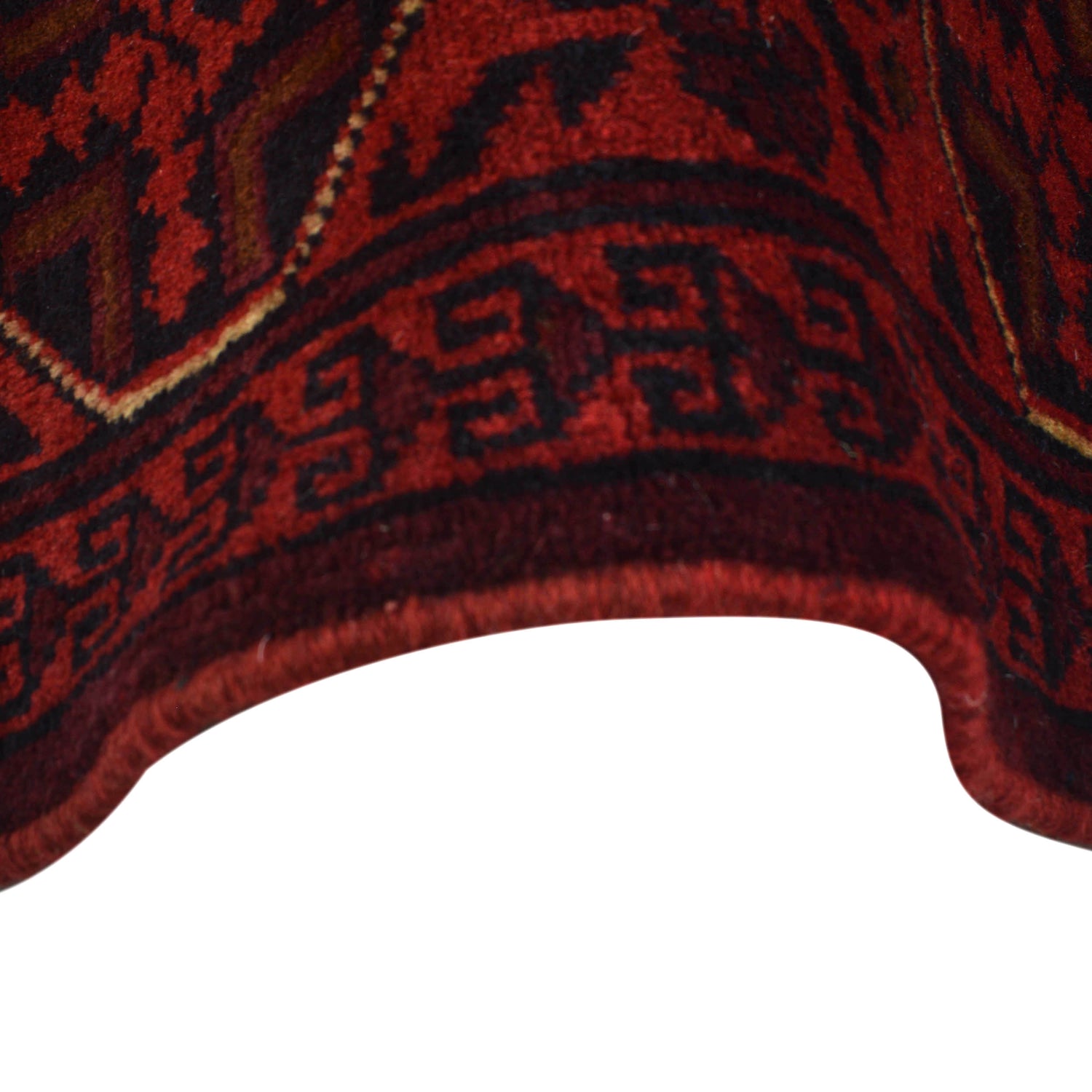 Khal Mohammadi Rug Handmade Red 4x7 ft