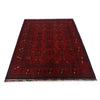 Khal Mohammadi Rug Handmade Red 4x7 ft