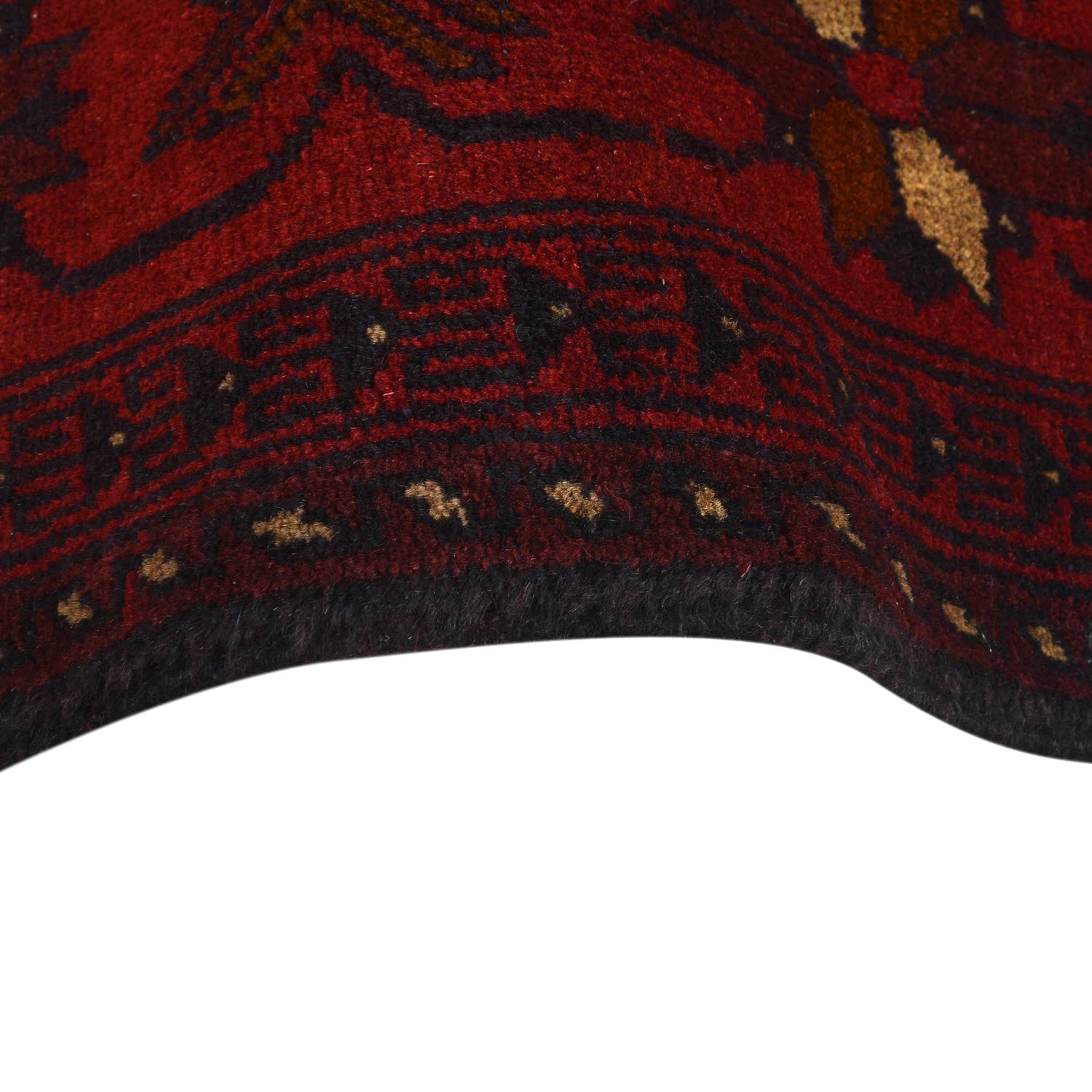 Khal Mohammadi Rug Handmade Red 4x7 ft