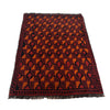 Baluchi Rug Handmade Multi Geometric 3x5 ft