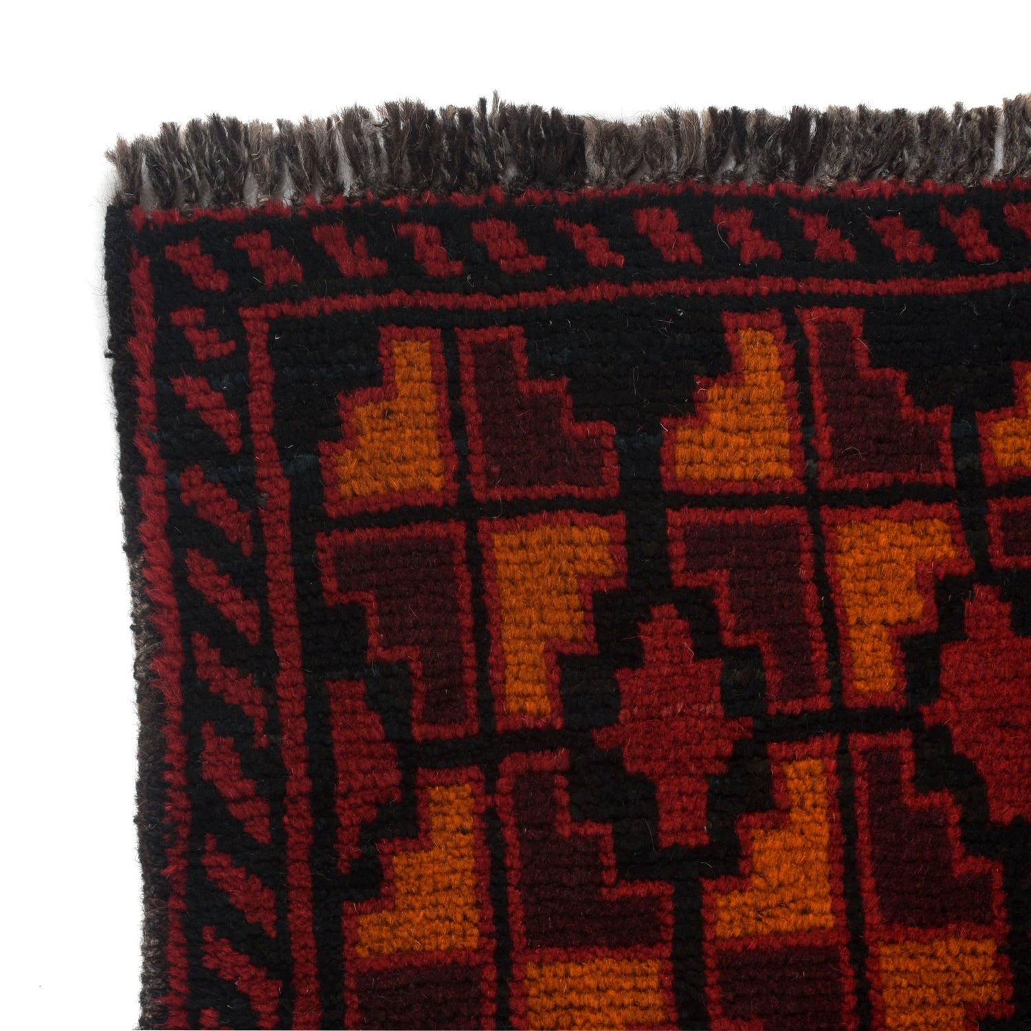 Baluchi Rug Handmade Multi Geometric 3x5 ft