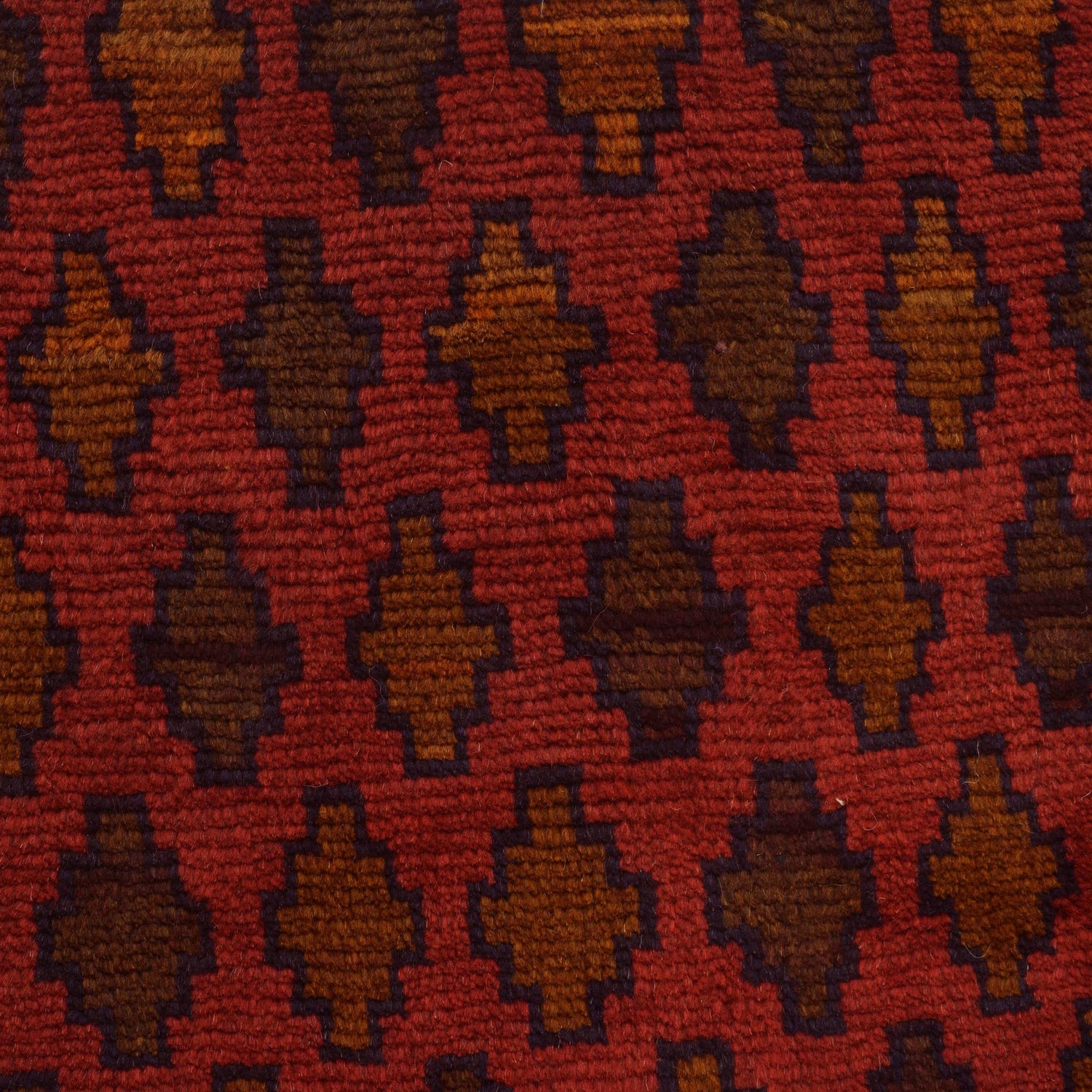 Baluchi Rug Handmade Red Geometric 3x5 ft