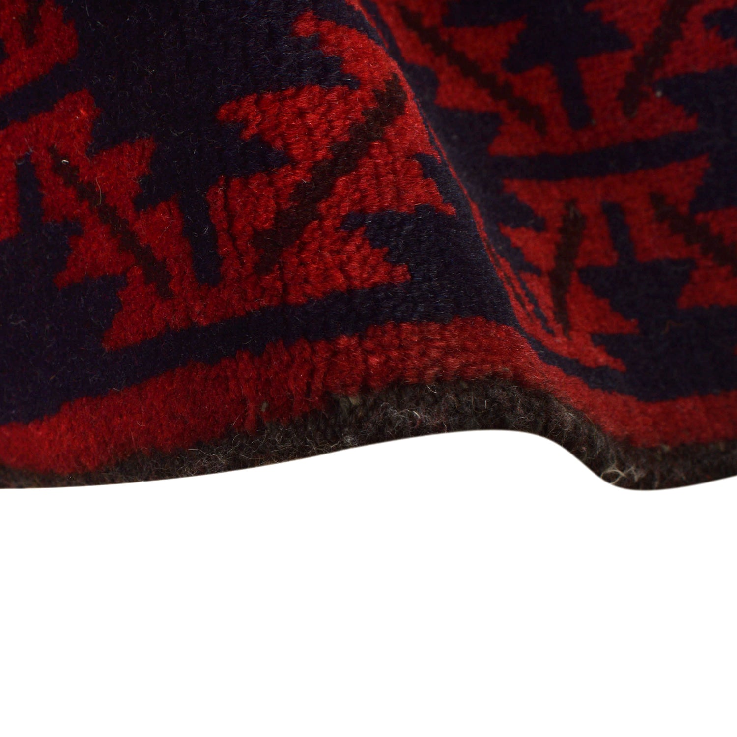 Bokhara Rug Handmade Deep Red Medallion 10x13 ft