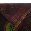 Baluchi Rug Handmade Brown Floral 4x6 ft