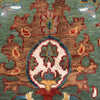 Oushak Area Rug Handmade Sage Green Floral 9x12 ft