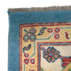 Oushak Area Rug Handmade Aqua Blue Floral 10x13 ft