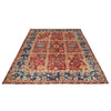 Bakhtiar Area Rug Handmade Burgundy Red Floral 9x12 ft