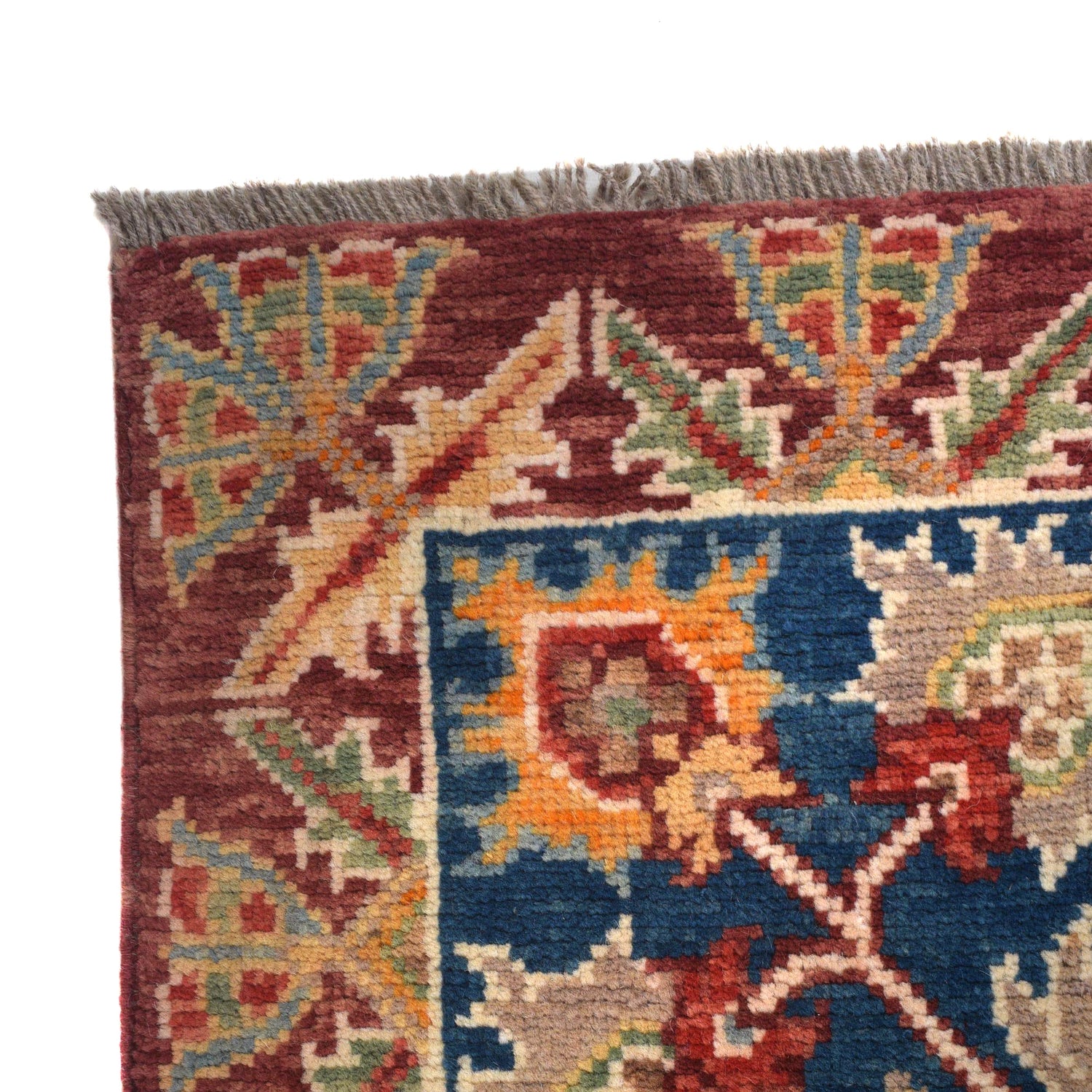 Bakhtiar Area Rug Handmade Burgundy Red Floral 9x12 ft