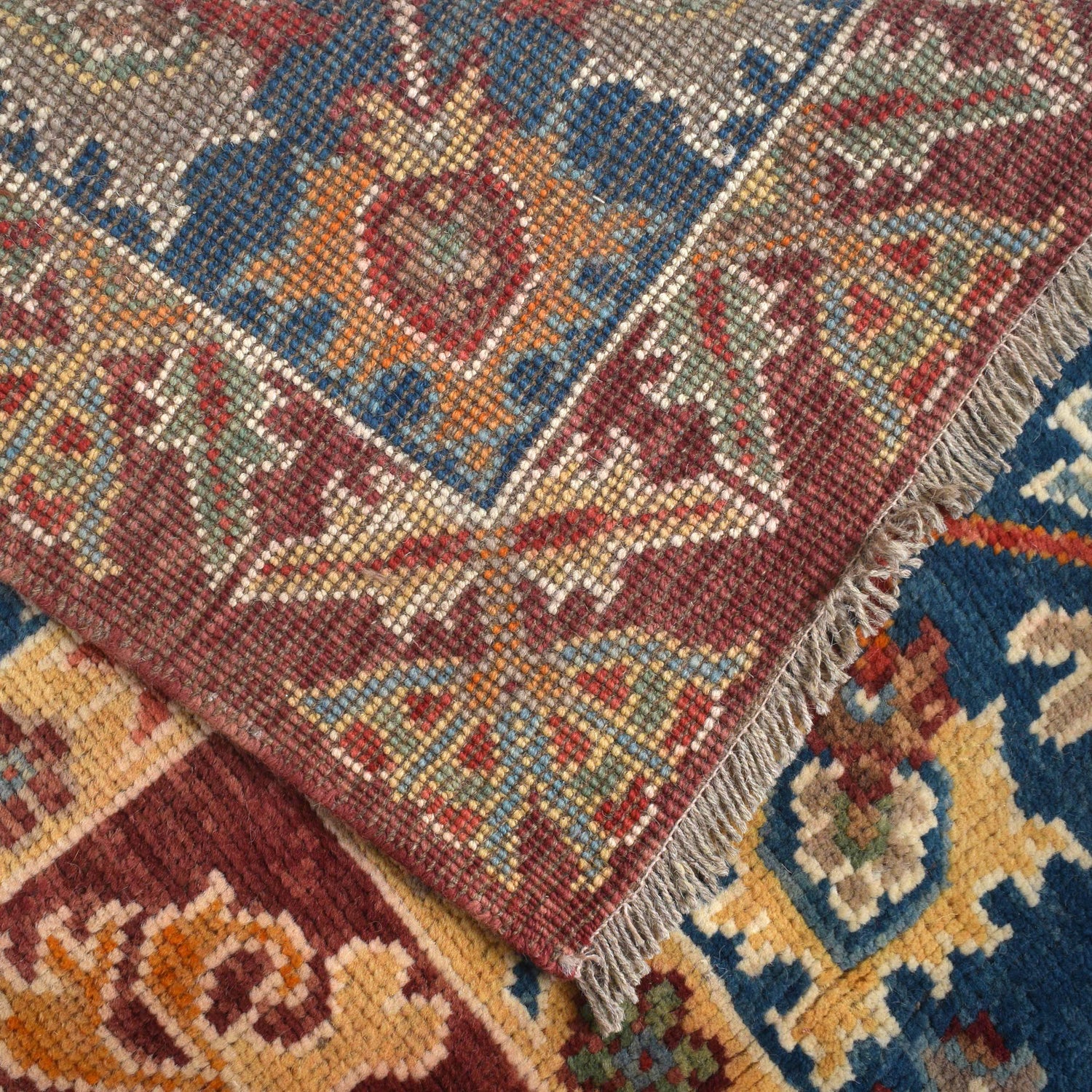 Bakhtiar Area Rug Handmade Burgundy Red Floral 9x12 ft