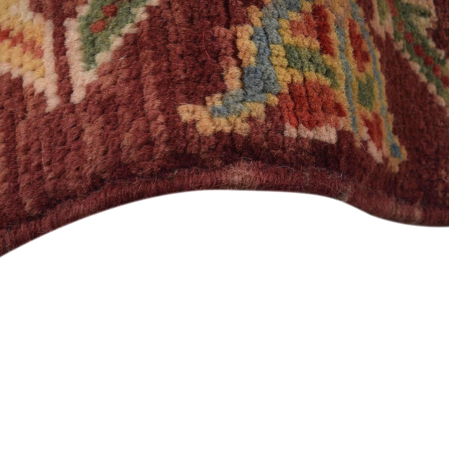 Bakhtiar Area Rug Handmade Burgundy Red Floral 9x12 ft